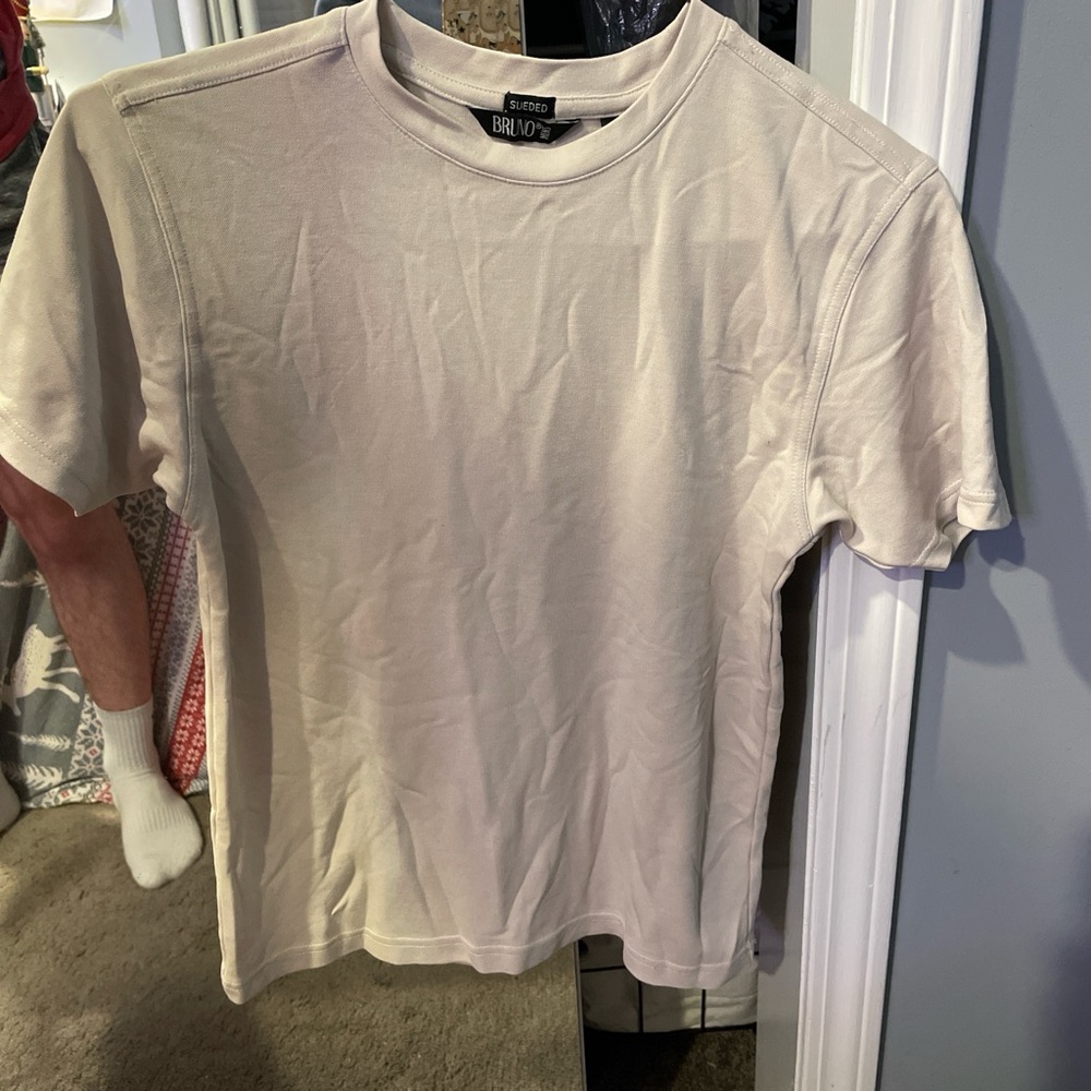Men’s Cream Short Sleeve T-Shirt